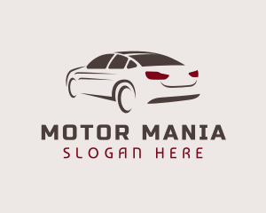 Racing Sedan Car logo design