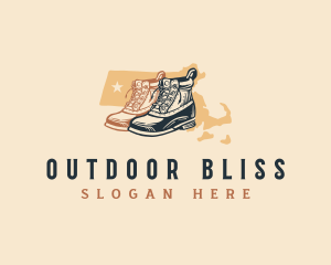 Bean Boots Massachusetts logo design