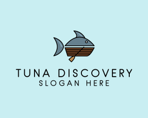 Tuna Fishing Boat logo design