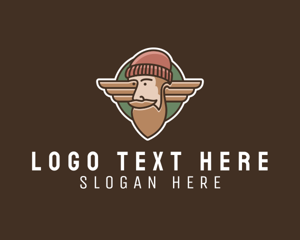 Hipster logo example 2