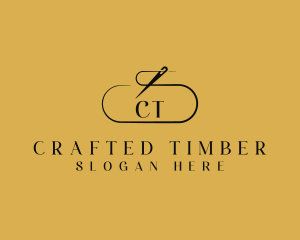 Sewing Needle Thread logo design