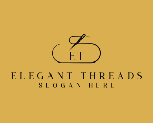 Sewing Needle Thread logo design