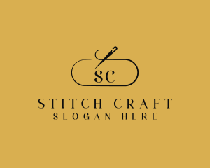 Sewing Needle Thread logo design