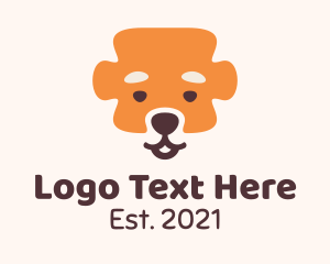 Dog Puzzle Piece  logo