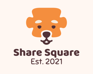 Dog Puzzle Piece  logo