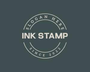 Retro Clothing Stamp logo