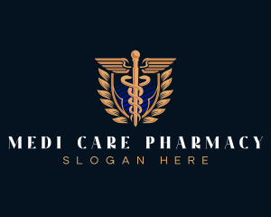 Pharmacy Medical Caduceus logo