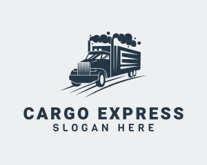 Freight Truck Vehicle logo design