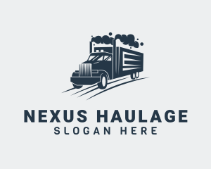 Freight Truck Vehicle logo design