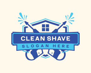 Cleaning Pressure Wash logo design