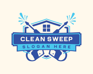 Cleaning Pressure Wash logo design