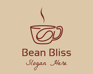 Steamy Bean Cup  logo design