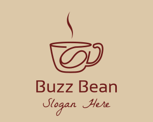 Steamy Bean Cup  logo design