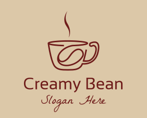 Steamy Bean Cup  logo design