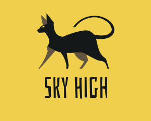 Sphynx Cat Feline Logo