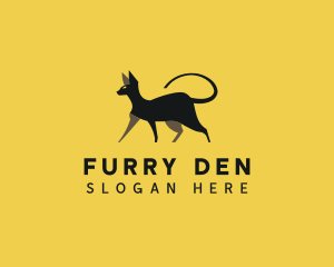 Sphynx Cat Feline logo