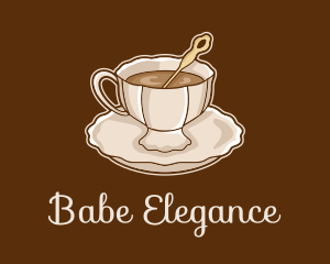 Elegant Coffee Cup logo design