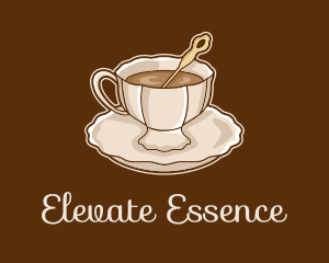 Elegant Coffee Cup logo