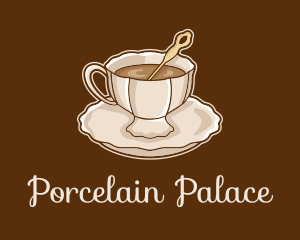 Elegant Coffee Cup logo