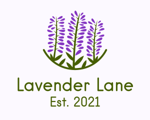 Lavender Flower Garden logo design