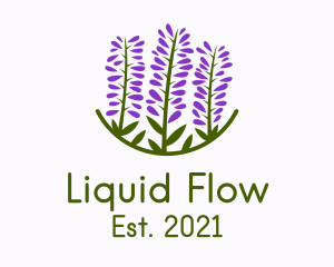 Lavender Flower Garden logo design