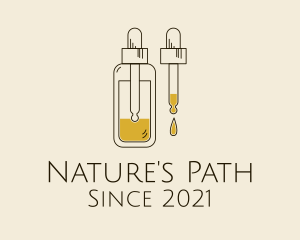 Natural Oil Drop  logo