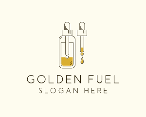 Natural Oil Drop  logo design