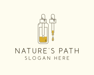 Natural Oil Drop  logo design