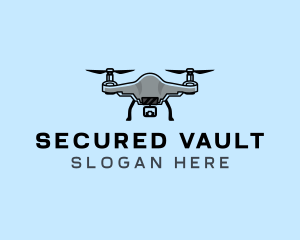 Surveillance Drone Lens logo design