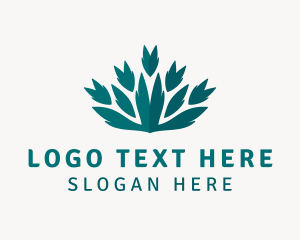 Lotus Flower Botanical logo