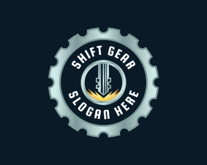 Gear Laser Engrave logo design