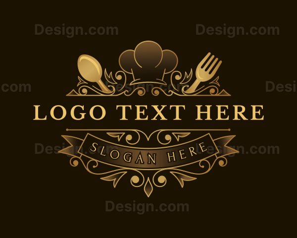 Cusine Chef Dining Restaurant Logo