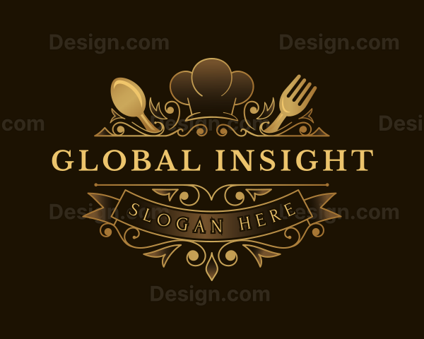 Cusine Chef Dining Restaurant Logo