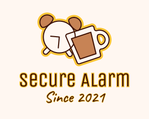 Coffee Alarm Clock Time logo