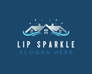 Sparkling Cleaning Tool logo design