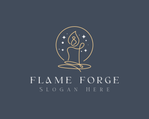 Starry Night Candle logo design