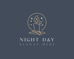 Starry Night Candle logo design