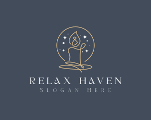 Starry Night Candle logo design