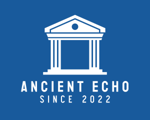 Ancient Courthouse Building logo design