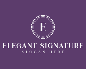 Elegant Feminine Boutique  logo design