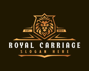 Royal Lion Shield logo design