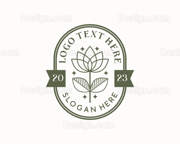 Eco Lotus Flower Logo