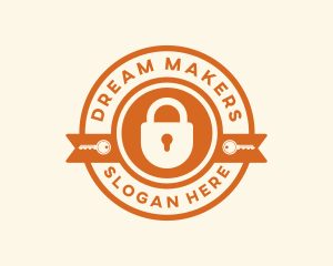 Lock Key Maker logo design