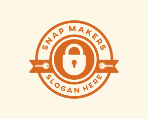 Lock Key Maker logo design