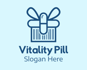 Pharmacy Pill Gift  logo design