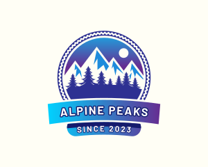 Alpine Mountain Nature Park logo design