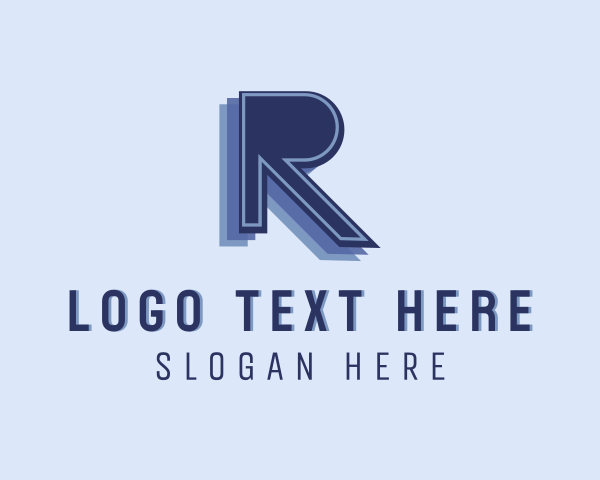 Business Company Letter R logo