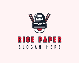 Ninja Sushi Dining logo design