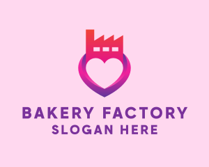 Heart Love Factory logo design