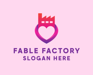 Heart Love Factory logo design